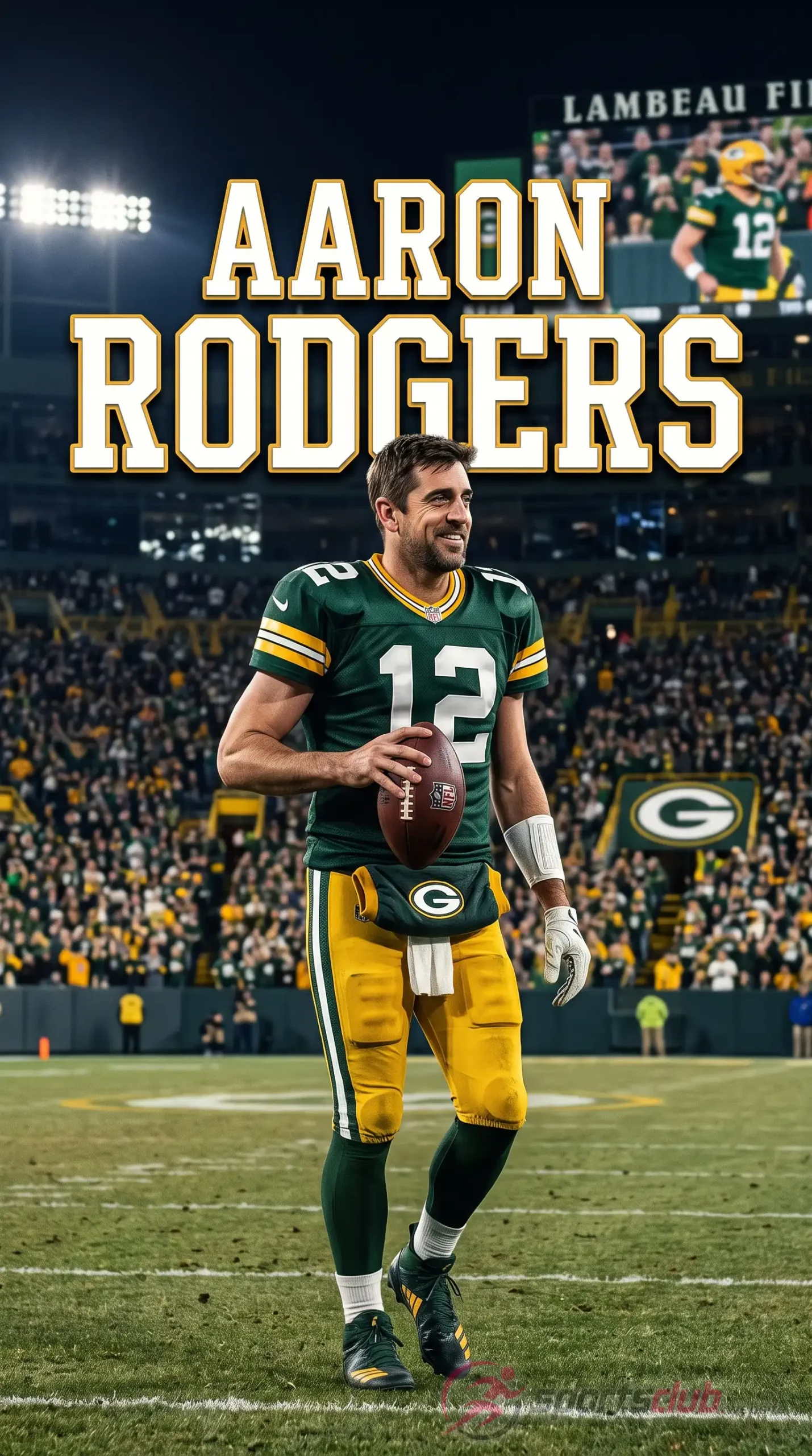 aaron rodgers portrait