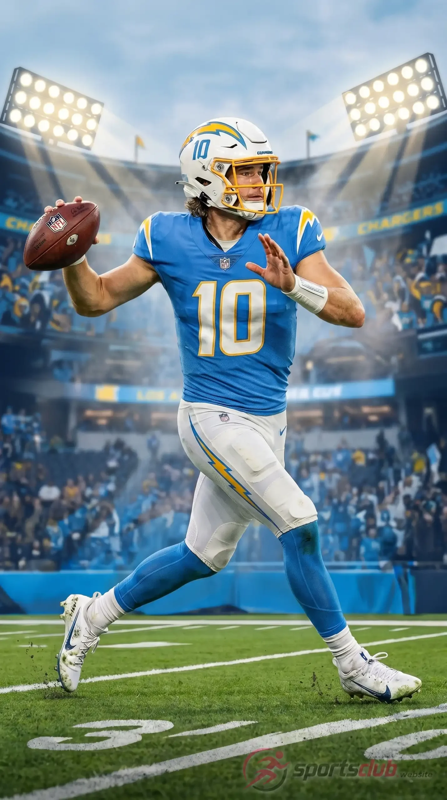 justin herbert portrait