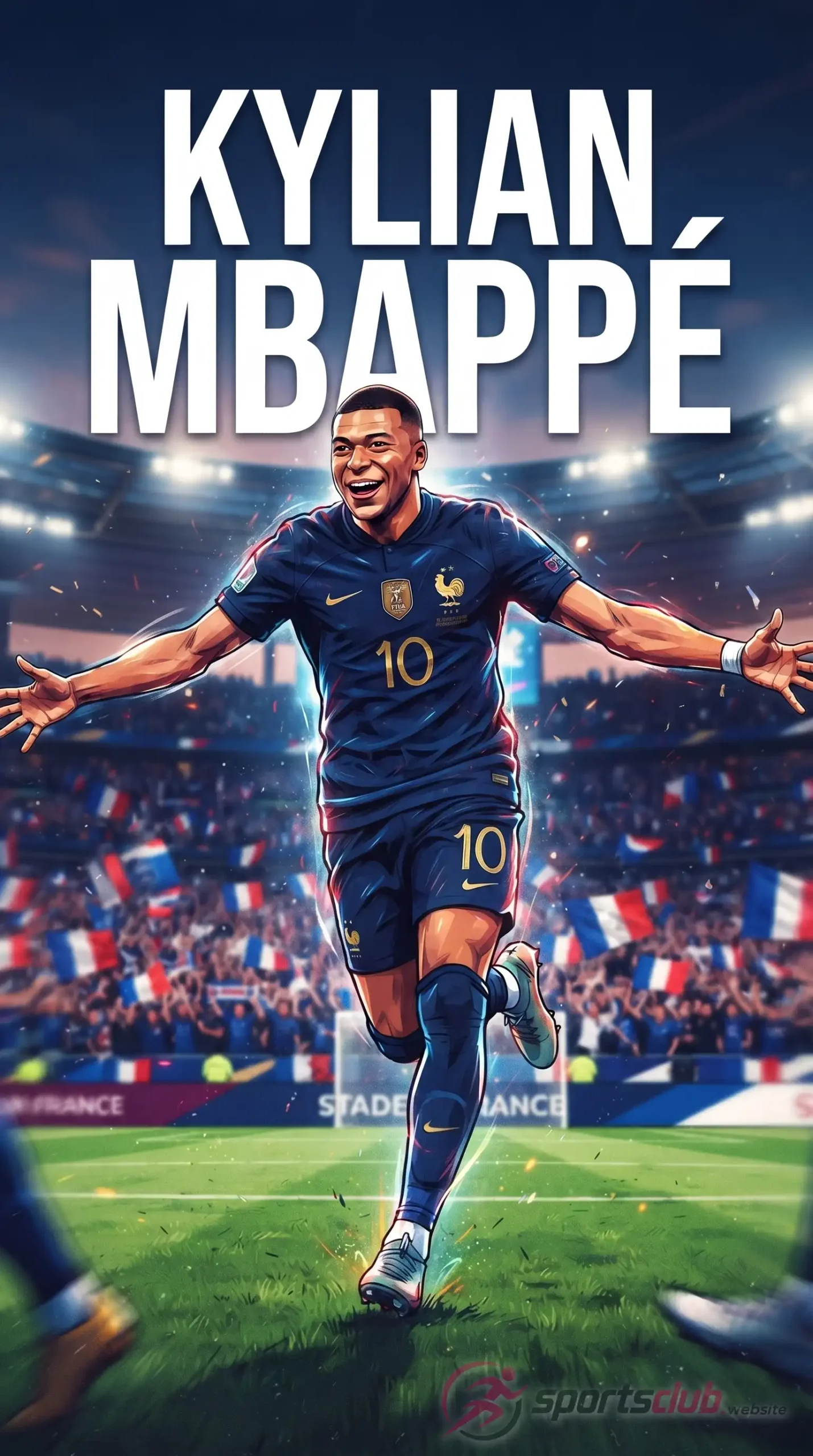 kylian mbappé portrait