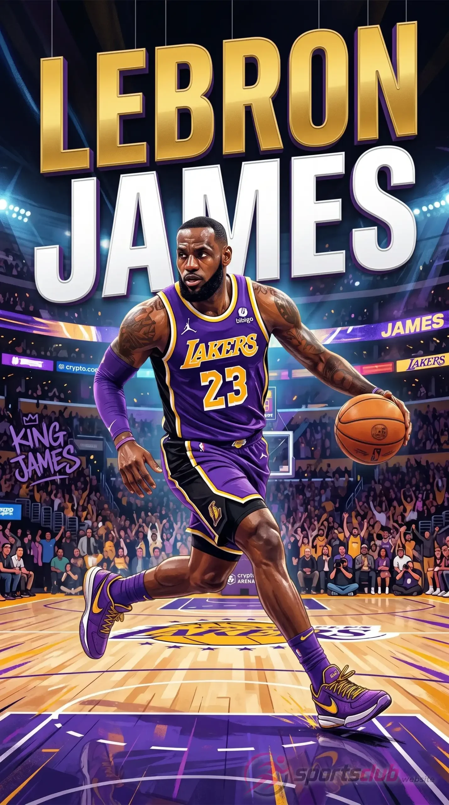 leBron james portrait
