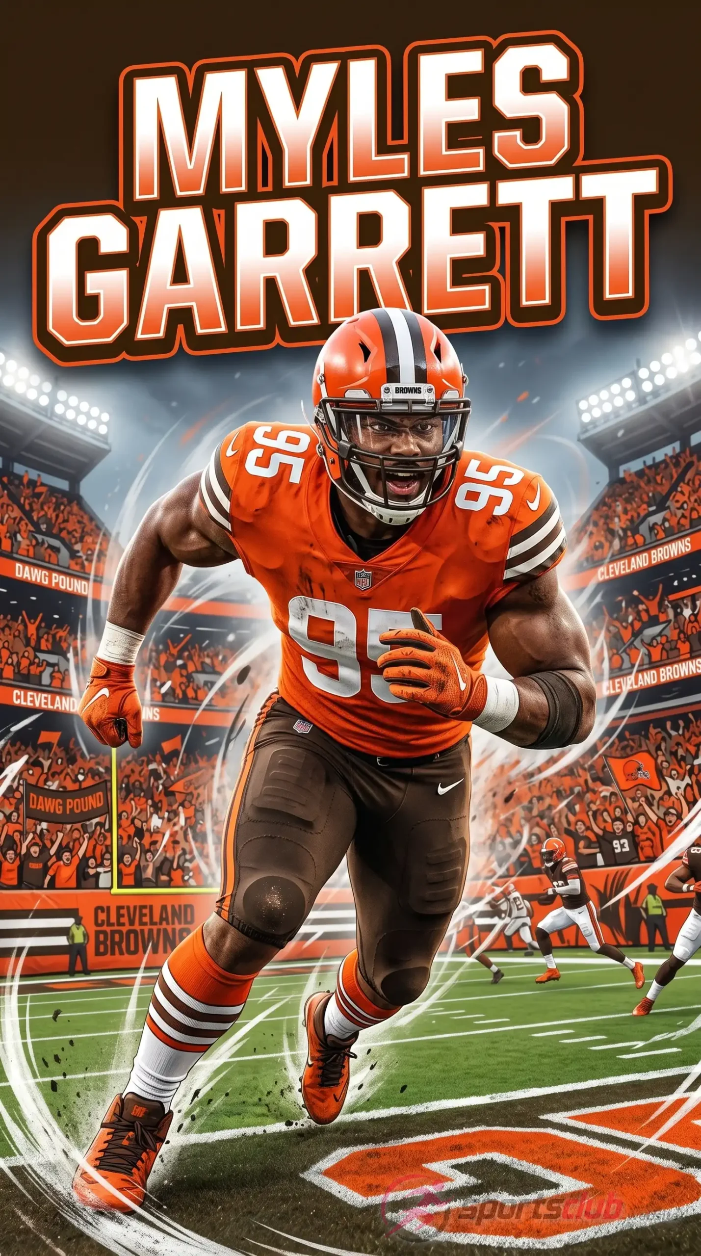 myles garrett portrait