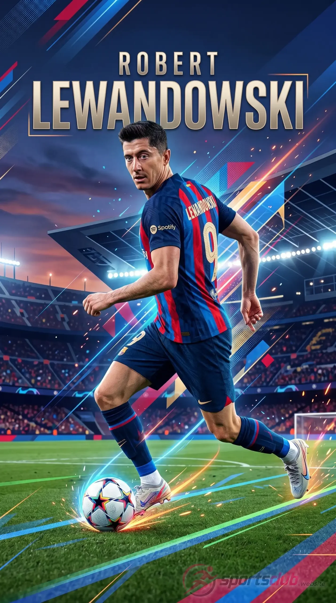 robert lewandowski portrait